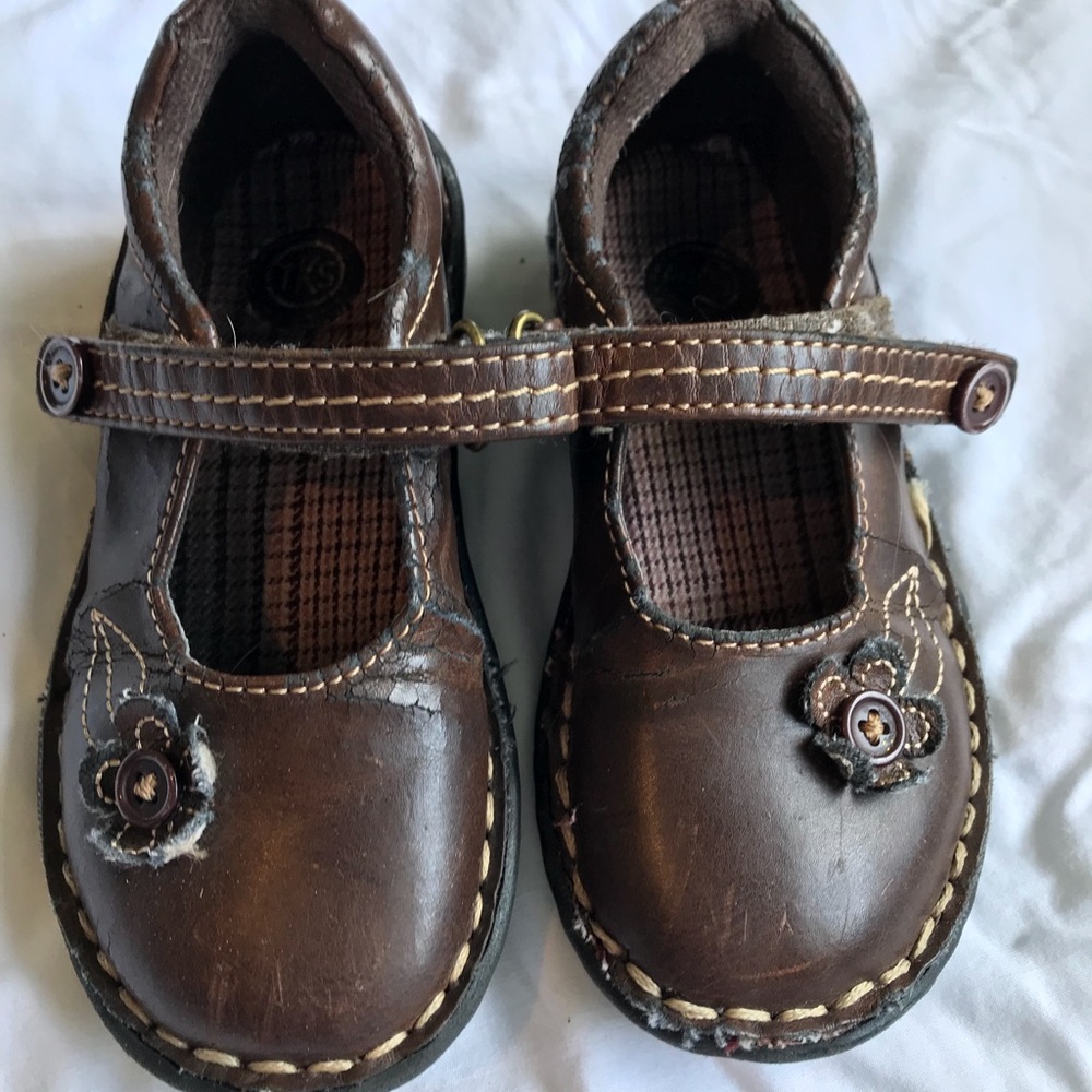 GUC brown toddler loafers